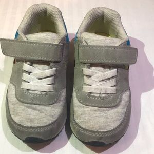 Boys size 9 Cat and Jack Velcro Tennis Shoes